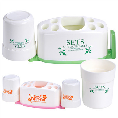 双环家品A044双杯牙刷套具 实用设计与高性价比的完美结合