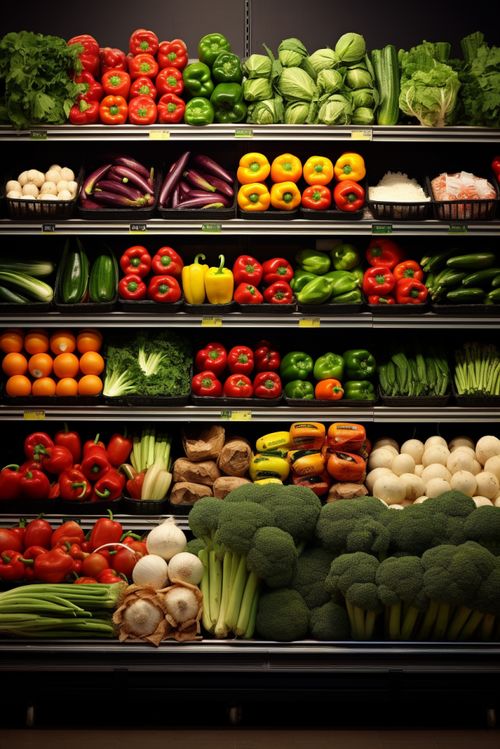 镜头下的田园馈赠 农产品新鲜蔬菜货架摄影的艺术与实践